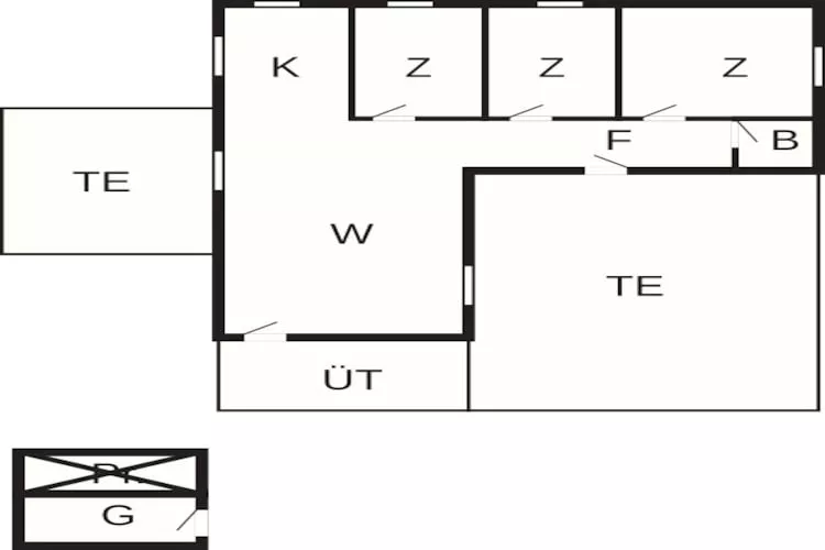 7 persoons vakantie huis in Knebel-By Traum-Plattegrond