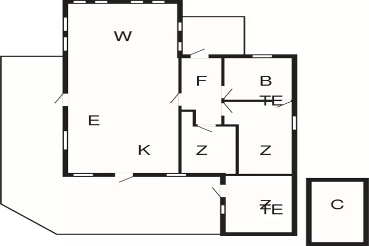 Modern huis nabij strand -- By Traum Ferienwohnungen-Plattegrond