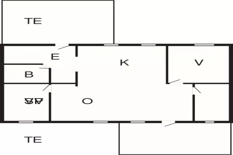 6 persoons vakantie huis in Hadsund-By Traum-Plattegrond
