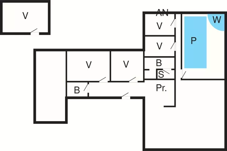 12 persoons vakantie huis in Glesborg-By Traum-Plattegrond