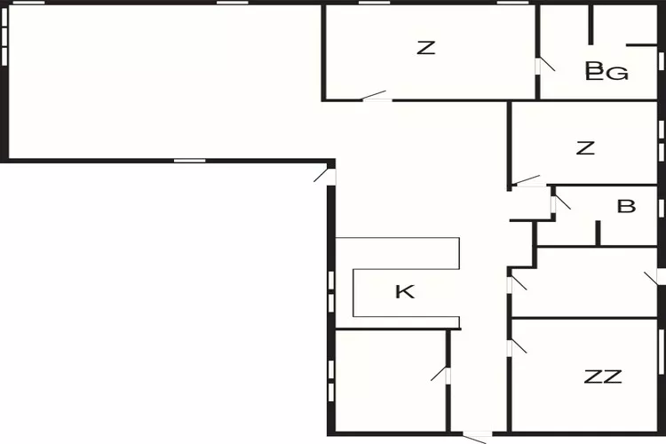 Gezellig strandhuisje -- By Traum Ferienwohnungen-Plattegrond