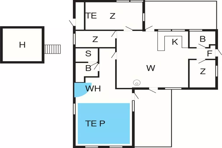 8 persoons vakantie huis in Væggerløse-By Traum-Plattegrond