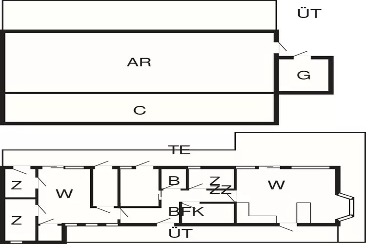 10 persoons vakantie huis in Ry-By Traum-Plattegrond