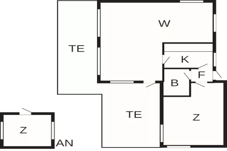 6 persoons vakantie huis in Nykøbing Sj-By Traum-Plattegrond
