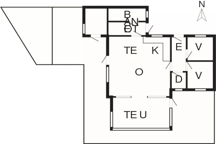 6 persoons vakantie huis in Børkop-By Traum-Plattegrond
