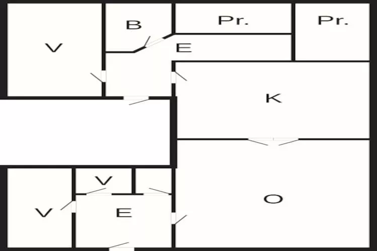 6 persoons vakantie huis in Højby-By Traum-Plattegrond
