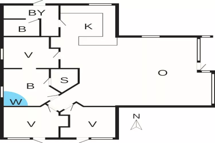7 persoons vakantie huis in Ebeltoft-Plattegrond