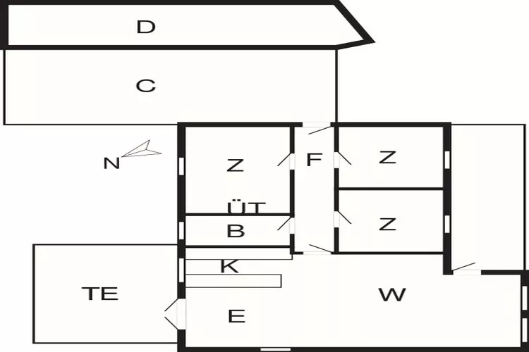 6 persoons vakantie huis in Ulfborg-By Traum-Plattegrond