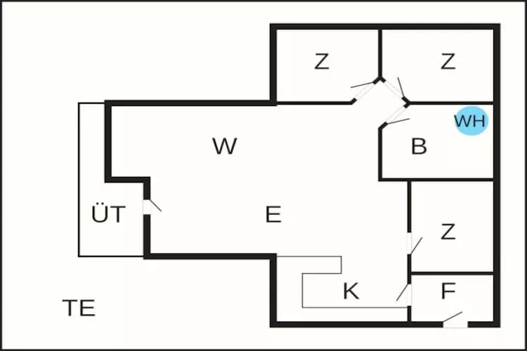 6 persoons vakantie huis in Toftlund-By Traum-Plattegrond