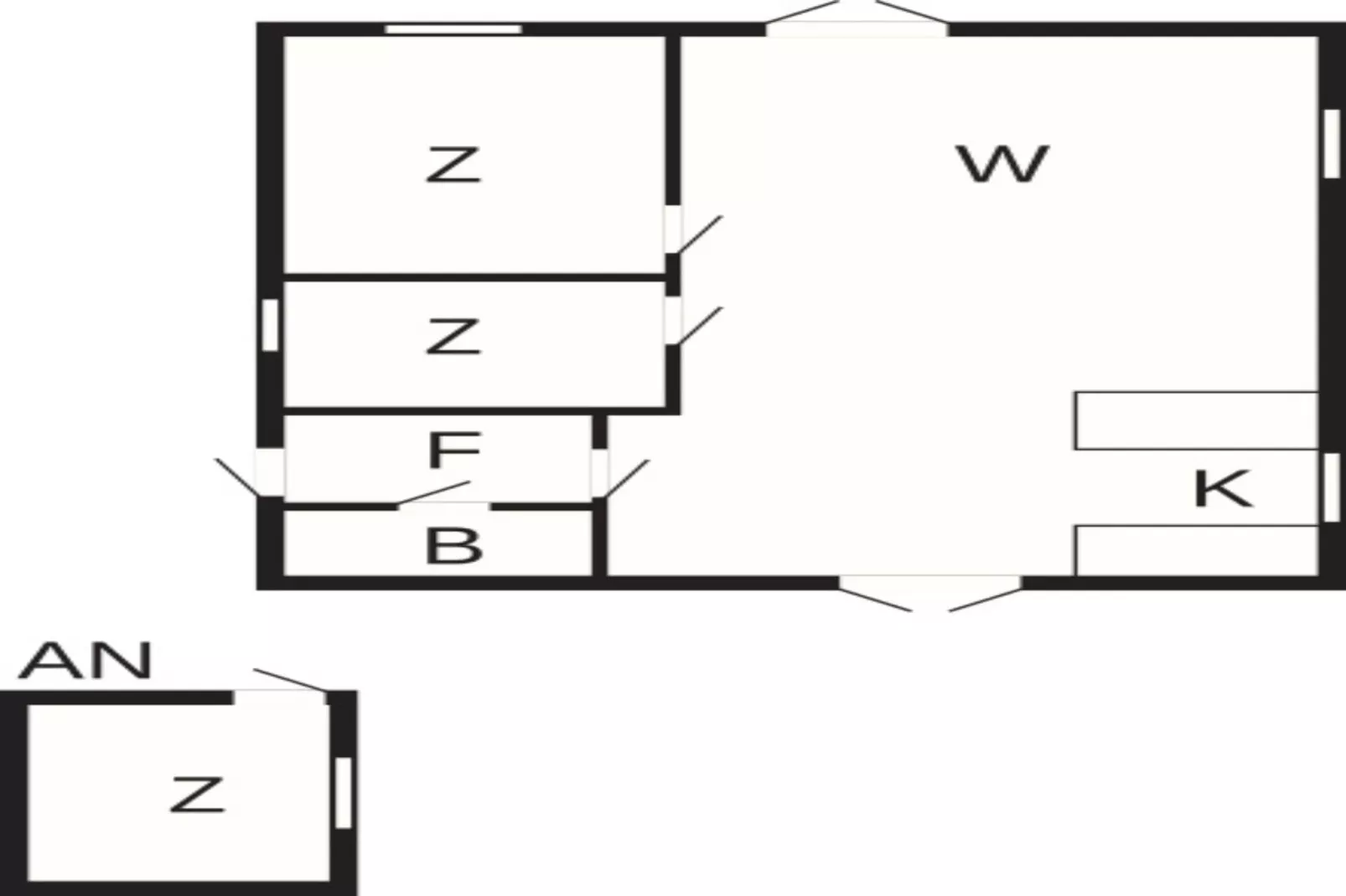 Rustig strandverblijf - Door Traum-Plattegrond