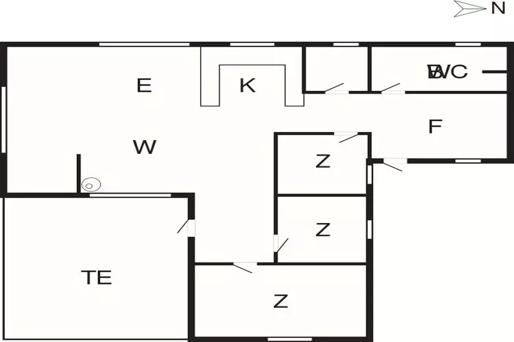 7 persoons vakantie huis in Ulfborg-By Traum-Plattegrond