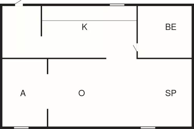 4 persoons vakantie huis in YSTAD-By Traum-Plattegrond