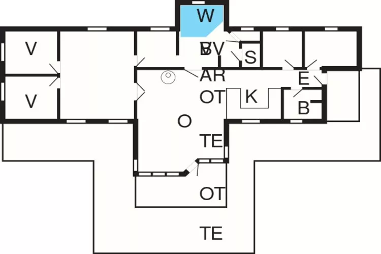 10 persoons vakantie huis in Løkken-By Traum-Plattegrond