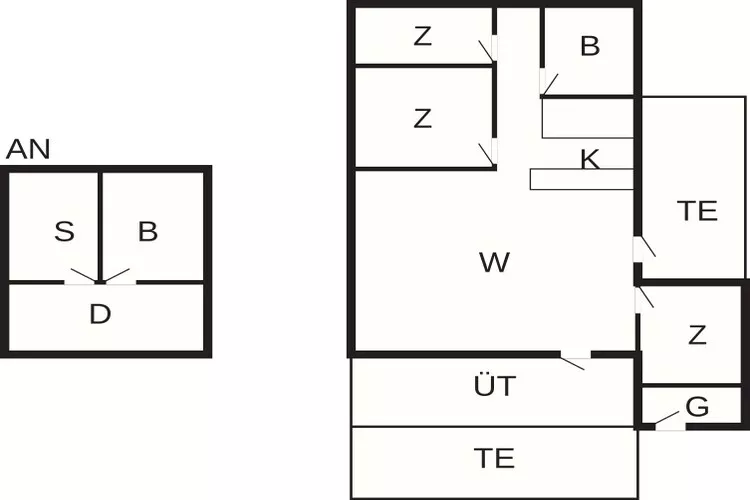 Gezellig huisje nabij Blokhus -- By Traum Ferienwohnungen-Plattegrond