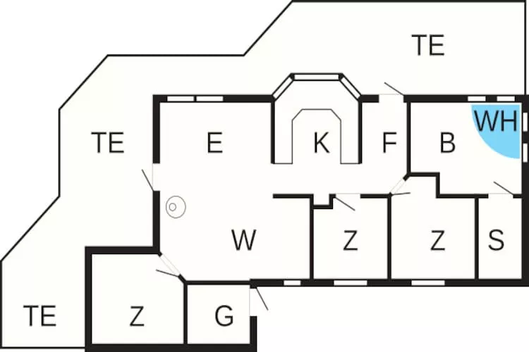 6 persoons vakantie huis in Farsø-By Traum-Plattegrond