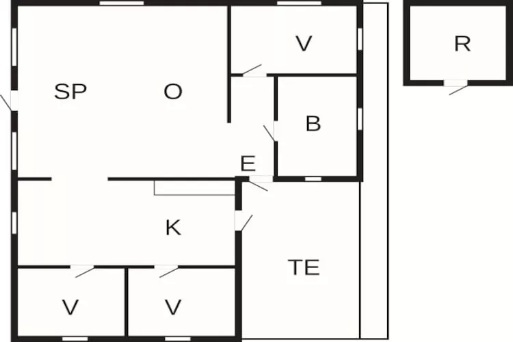 6 persoons vakantie huis in Rømø-By Traum-Plattegrond