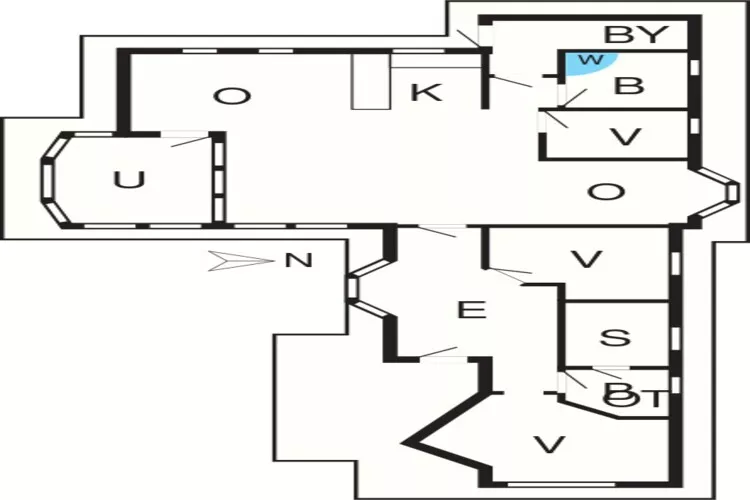 Luxe retraite in Bork Havn -- By Traum Ferienwohnungen-Plattegrond