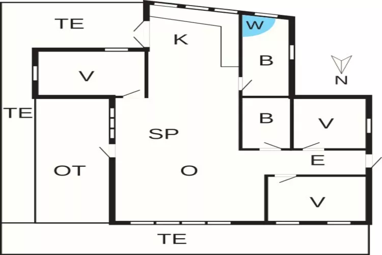 8 persoons vakantie huis in Ebeltoft-By Traum-Plattegrond