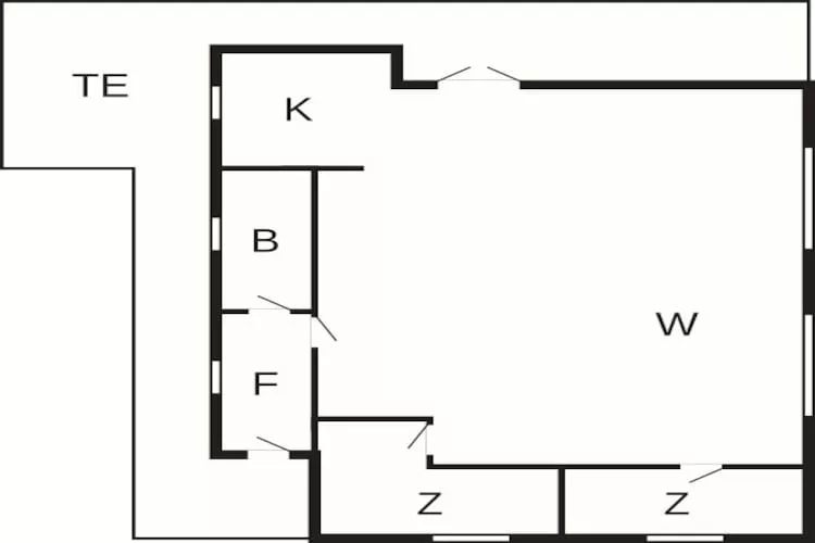 4 persoons vakantie huis in Martofte-By Traum-Plattegrond