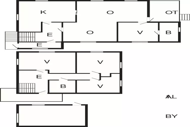 53381 VÅGLAND-Plattegrond