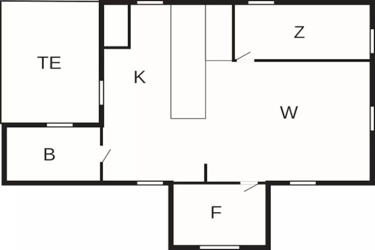 4 persoons vakantie huis in kode-By Traum-Plattegrond