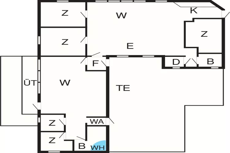 12 persoons vakantie huis in Harboøre-By Traum-Plattegrond