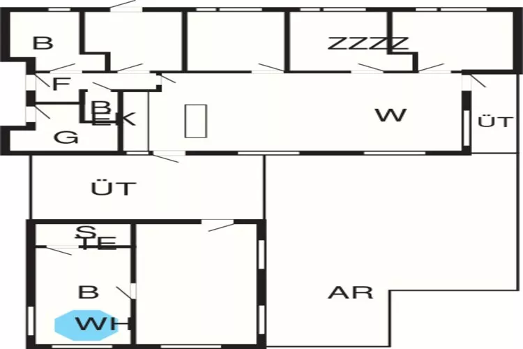 12 persoons vakantie huis in Løkken-By Traum-Plattegrond