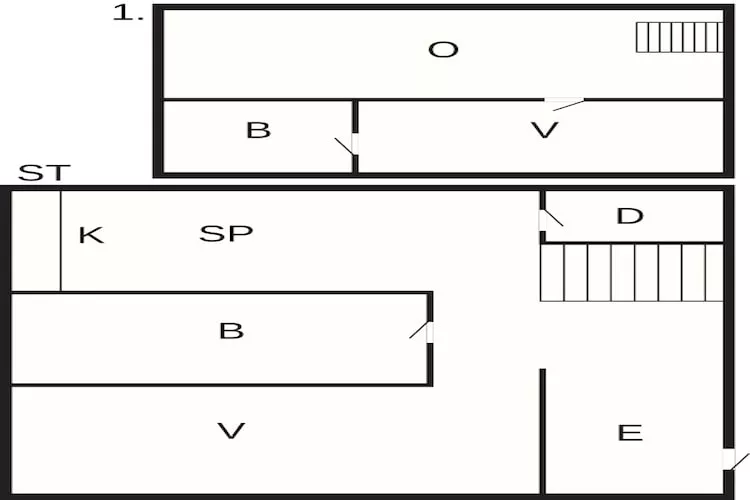 Moderne kusttoevlucht -- By Traum Ferienwohnungen-Plattegrond