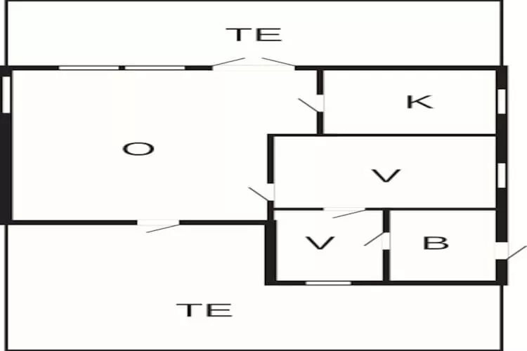 2 persoons vakantie huis in Otterup-By Traum-Plattegrond