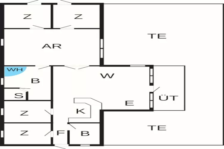 12 persoons vakantie huis in Løkken-By Traum-Plattegrond
