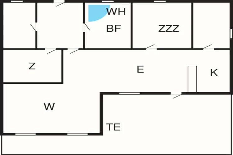 8 persoons vakantie huis in Toftlund-By Traum-Plattegrond