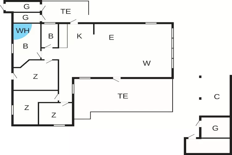 6 persoons vakantie huis in Hemmet-By Traum-Plattegrond