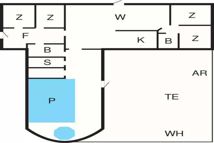Luxe strandhuis Marielyst -- By Traum Ferienwohnungen-Plattegrond