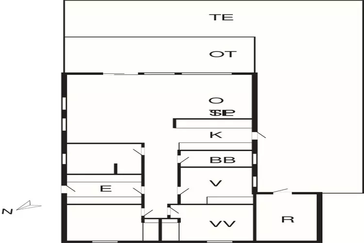 Zeezicht met schommel -- By Traum Ferienwohnungen-Plattegrond