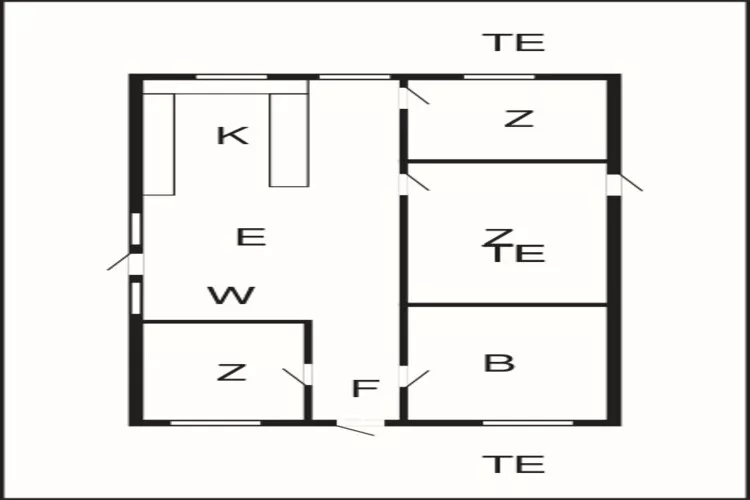 6 persoons vakantie huis in Løkken-By Traum-Plattegrond