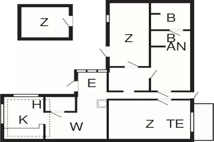 7 persoons vakantie huis in Kolind-By Traum-Plattegrond