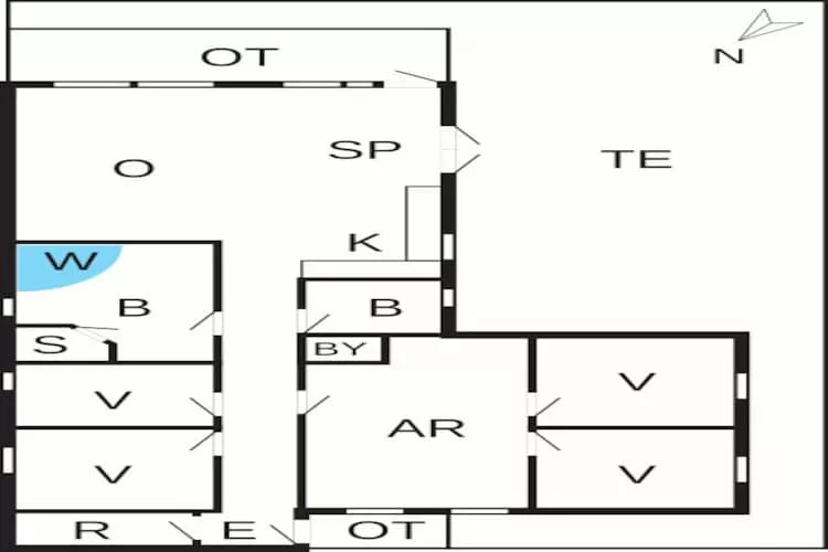 10 persoons vakantie huis in Haderslev-By Traum-Plattegrond