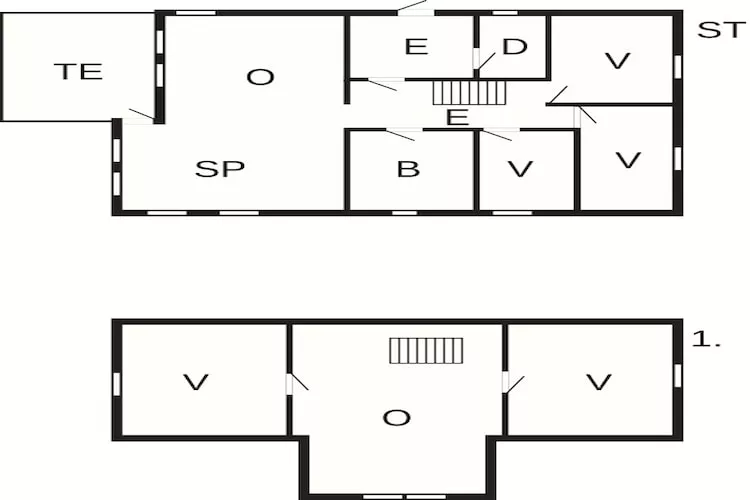 6 persoons vakantie huis in Dønna-Plattegrond