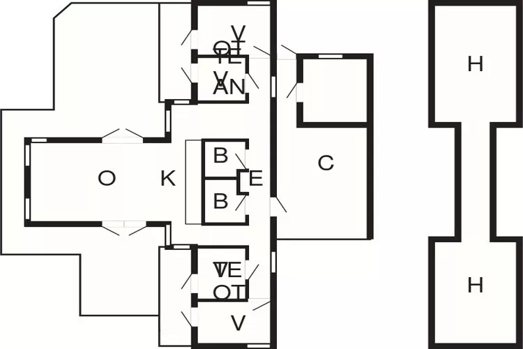10 persoons vakantie huis in Glesborg-By Traum-Plattegrond
