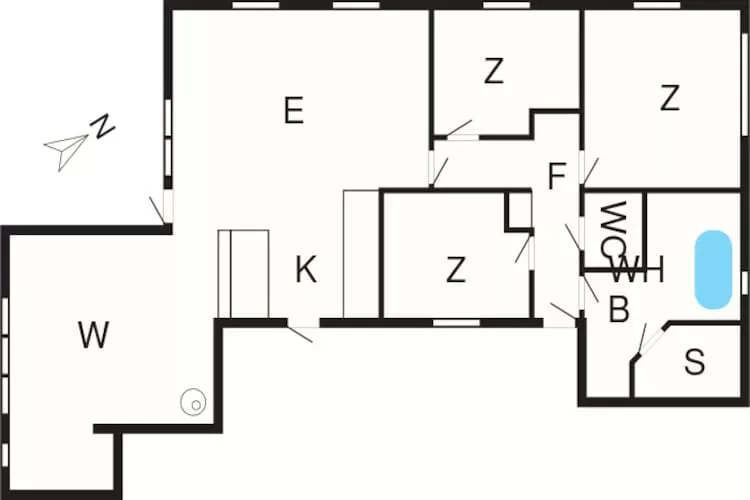 8 persoons vakantie huis in Juelsminde-By Traum-Plattegrond