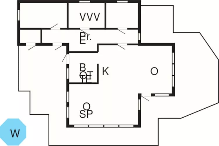 6 persoons vakantie huis in Tengelfjord-Plattegrond