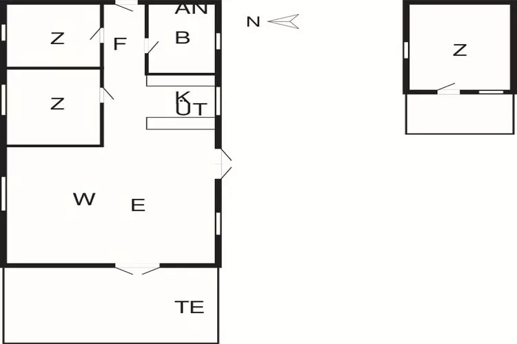 6 persoons vakantie huis in Blokhus-By Traum-Plattegrond