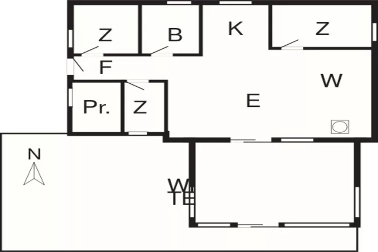 Afgelegen oase bij strand -- By Traum Ferienwohnungen-Plattegrond