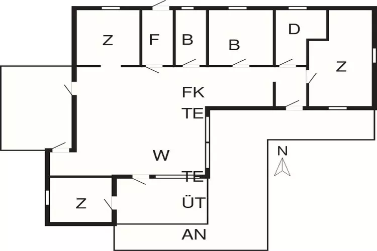 8 persoons vakantie huis in Hjørring-By Traum-Plattegrond