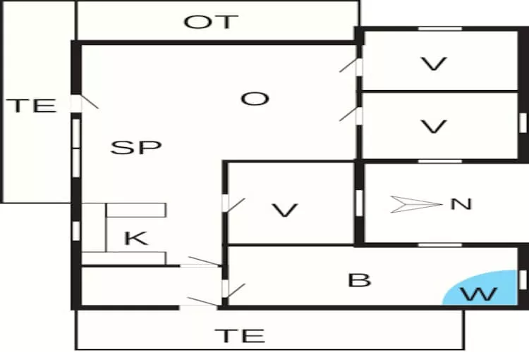 6 persoons vakantie huis in Thisted-By Traum-Plattegrond