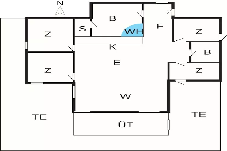 Rustig toevluchtsoord in de natuur -- By Traum Ferienwohnungen-Plattegrond