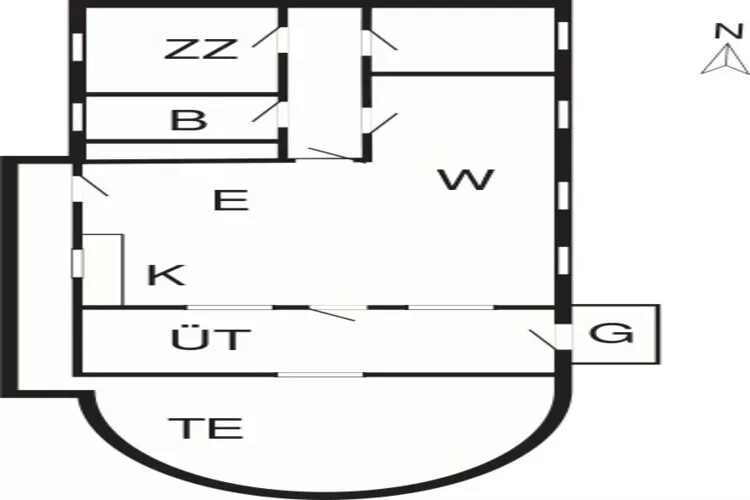 4 persoons vakantie huis in Ulfborg-By Traum-Plattegrond
