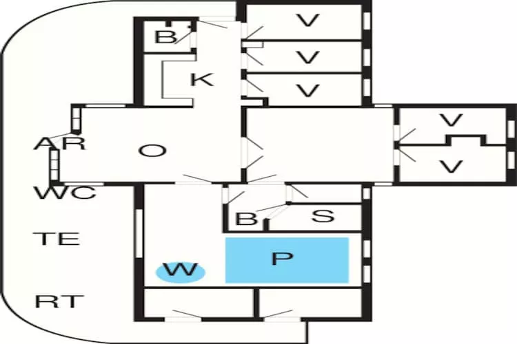 Luxe toevluchtsoord in Hornbaek -- By Traum Ferienwohnungen-Plattegrond