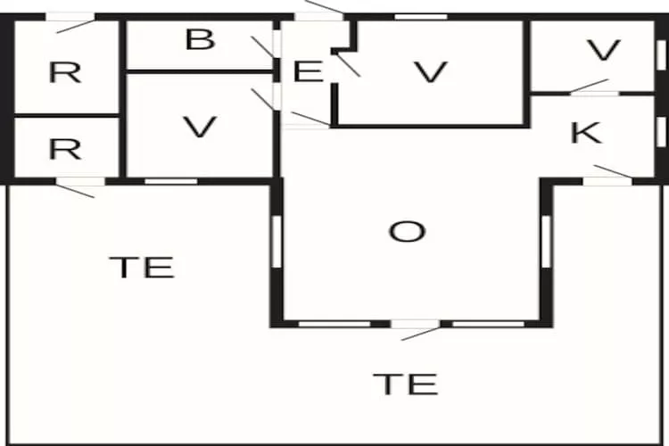 Zeezicht met terras -- By Traum Ferienwohnungen-Plattegrond