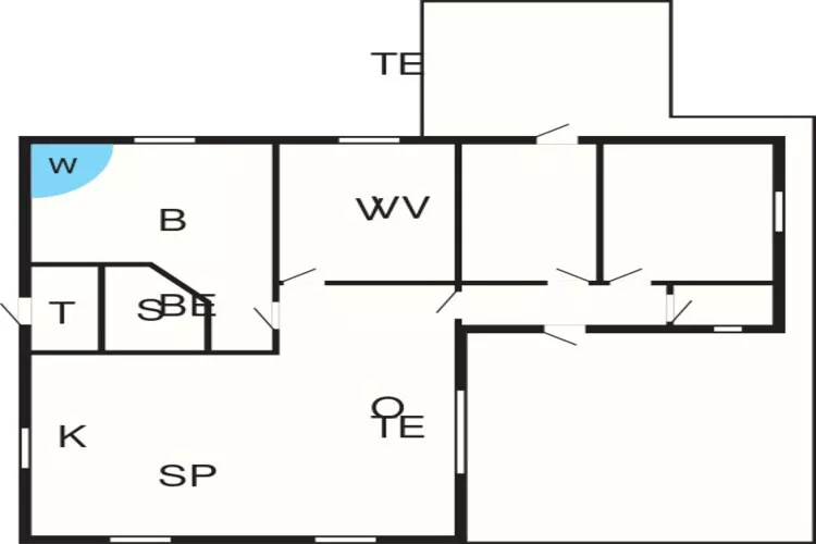 6 persoons vakantie huis in Løkken-By Traum-Plattegrond